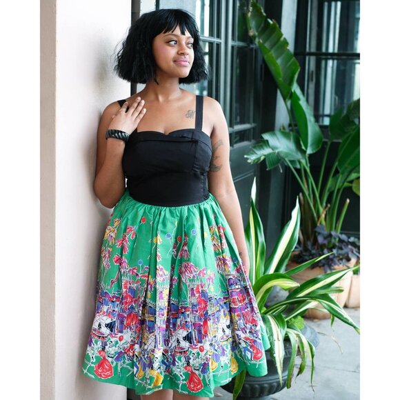 Trashy Diva Dresses & Skirts - NWT Trashy Diva Carnival Mardi Gras print Trixie dress